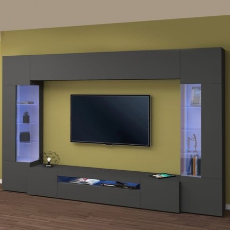Parete attrezzata porta TV 2 vetrine 1 pensile New-Egypt