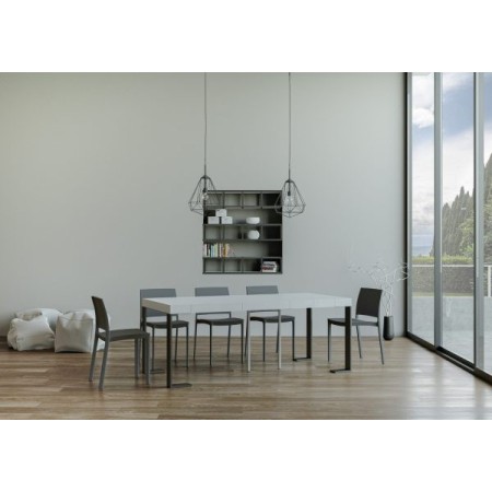 Consolle allungabile moderna Tecno Small Premium
