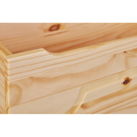 Cassapanca in legno contenitore in pino massello naturale