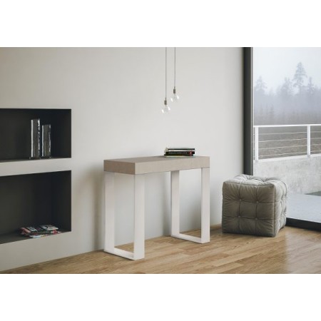 Consolle allungabile Tecno Small telaio bianco