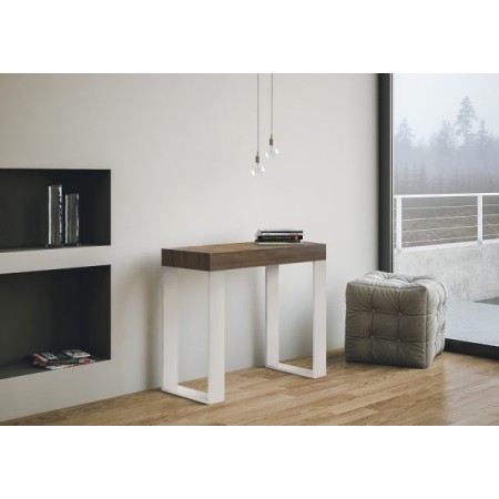 Consolle allungabile Tecno Small telaio bianco
