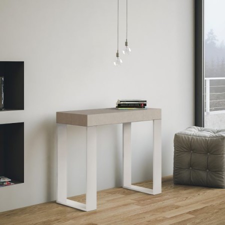 Consolle allungabile Tecno telaio bianco