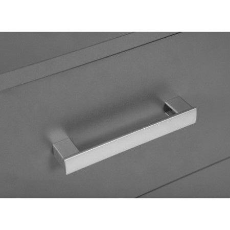 cassettiera con 2 cassetti in laminato grigio è la soluzione perfetta per chi cerca praticità senza rinunciare al design.